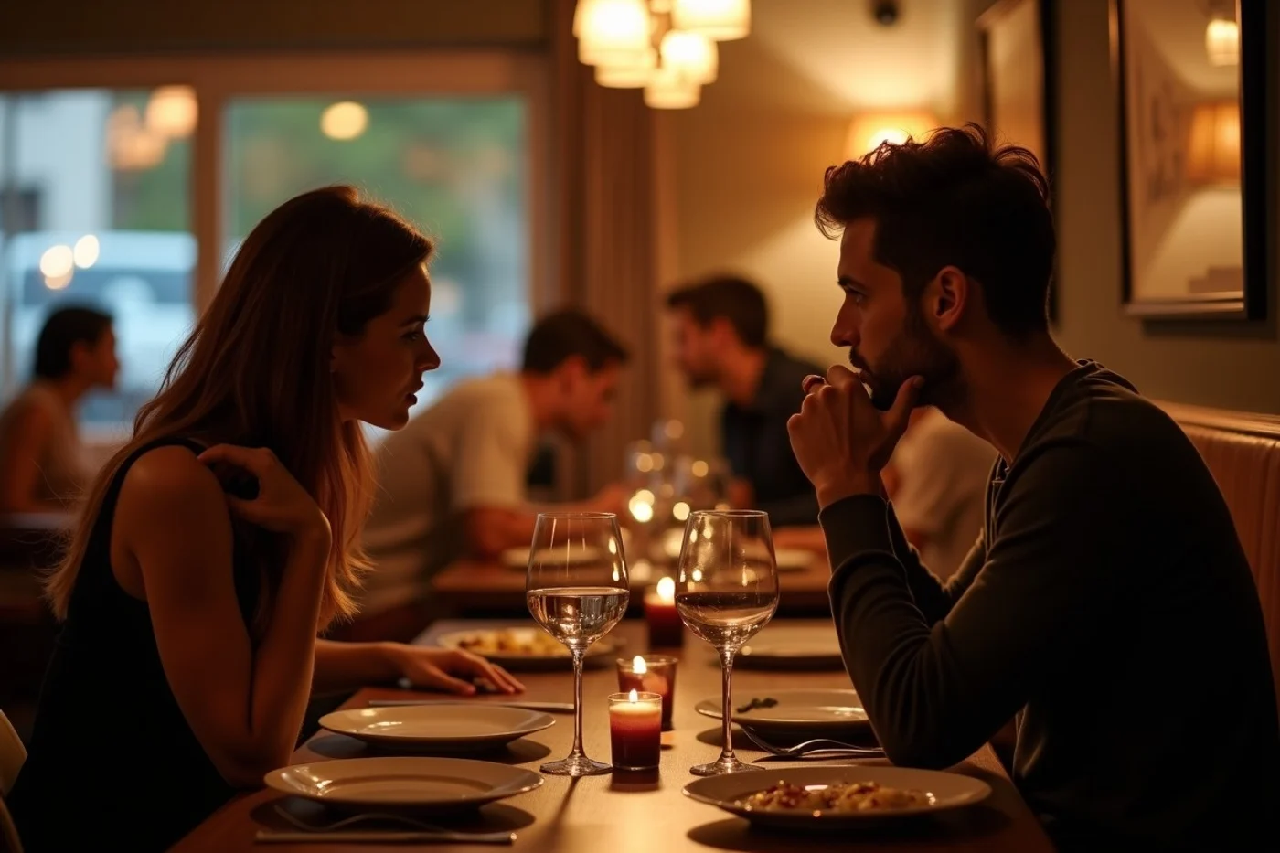 Dating Someone Who Avoids Serious Conversations - editorial photograph