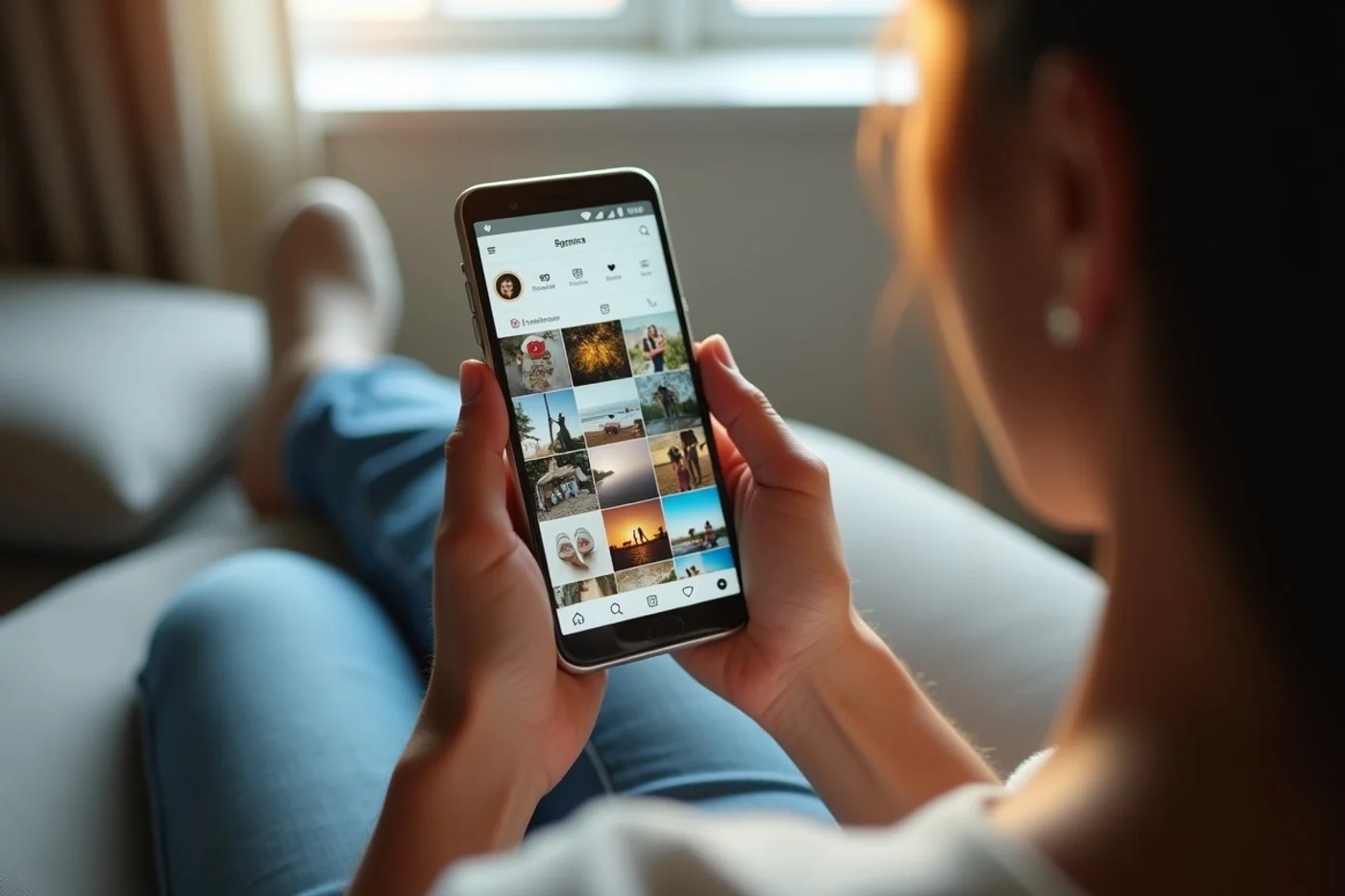 Social Media Privacy While You Are Dating - editorial photograph