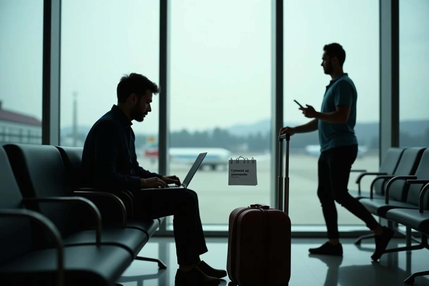 When stress, travel, or a personal problem was already mentioned - supporting editorial photograph