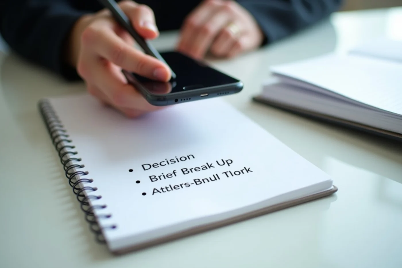 Ending It Requires a Clear Decision and a Concise Message - supporting editorial photograph