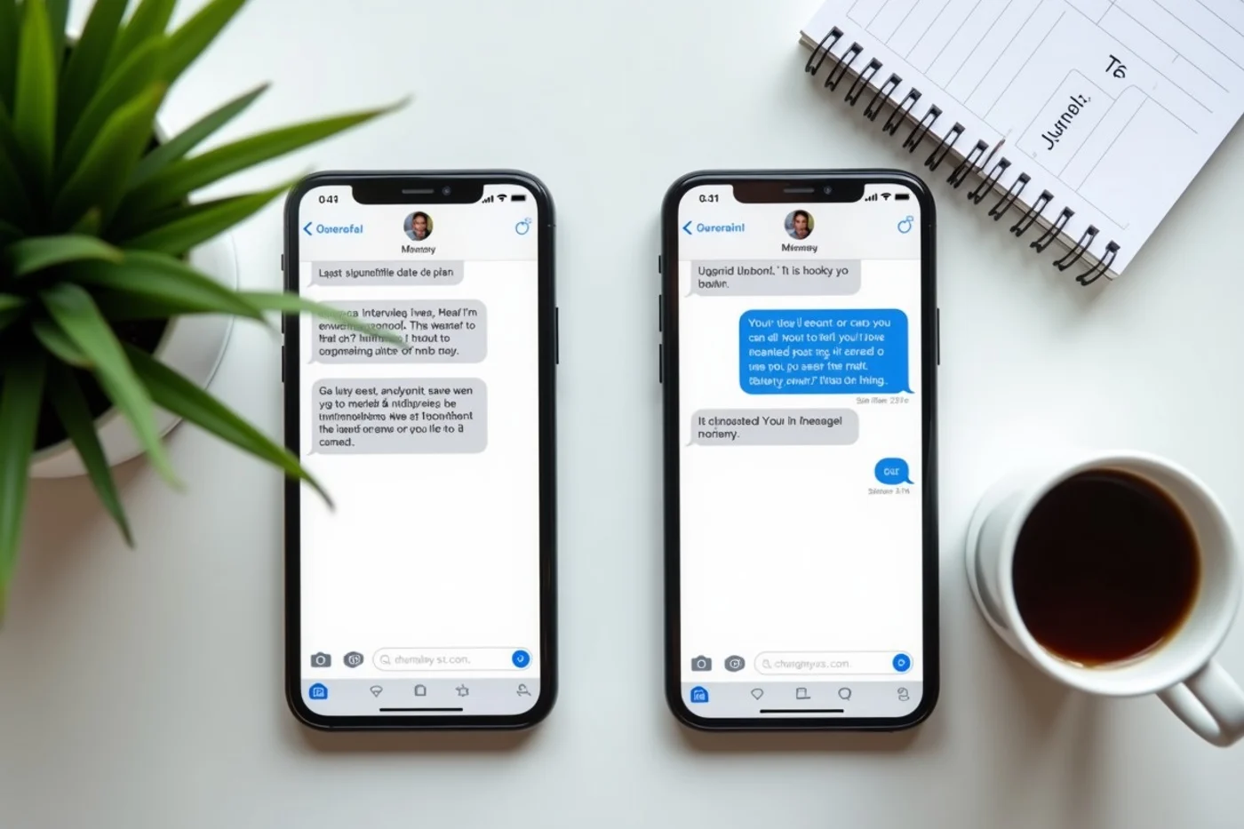 A texting change matters more when it alters an established pattern - supporting editorial photograph