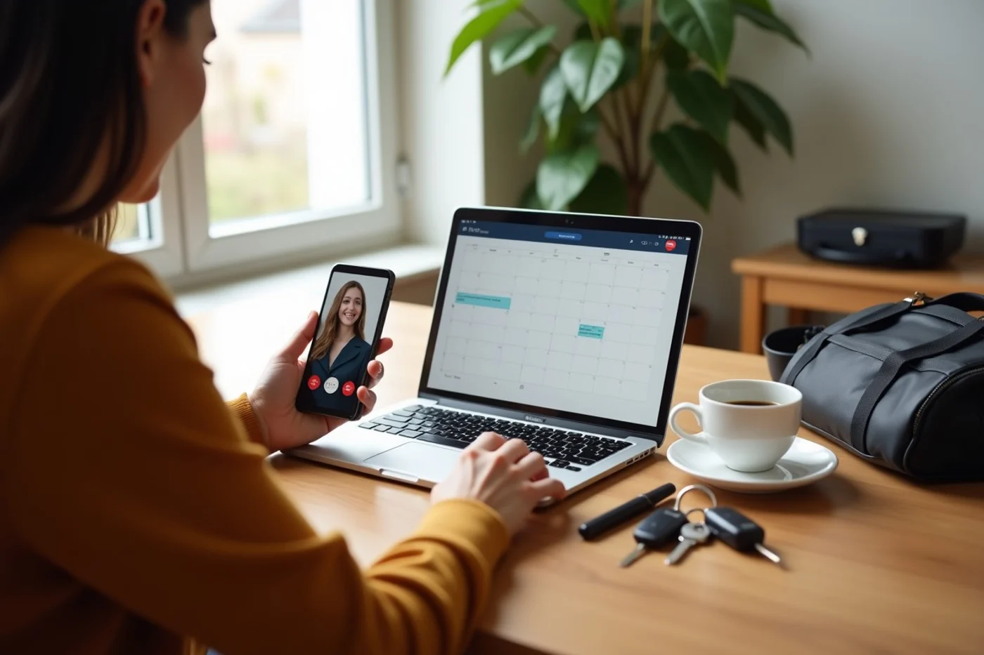 Before meeting an online match in person - supporting editorial photograph