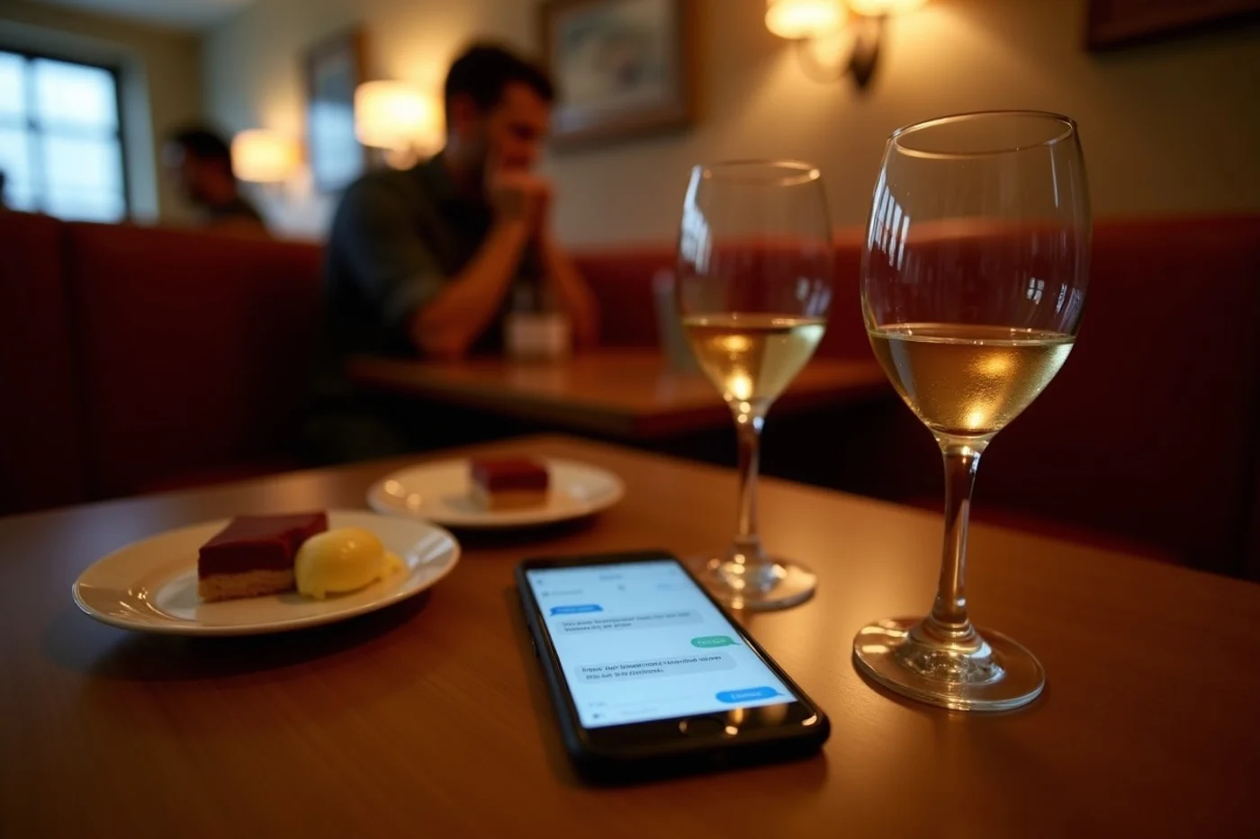 If the message arrives after several promising dates - supporting editorial photograph